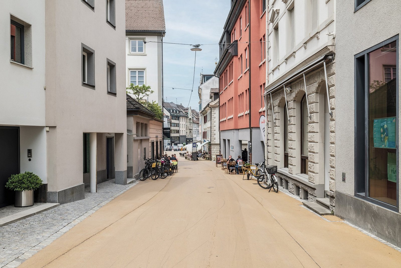 Blick in die Deuringstraße in Bregenz