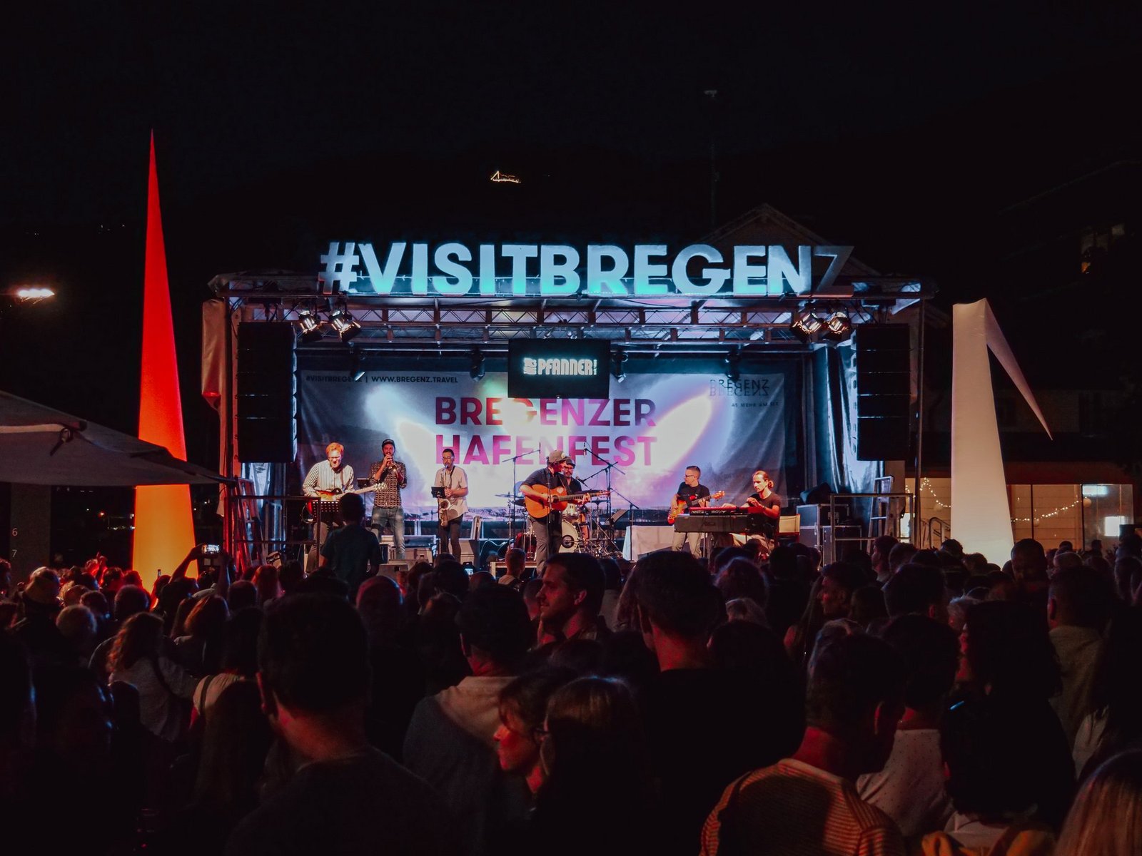 Bühne der Bregenzer Hafenfest im Jahr 2022